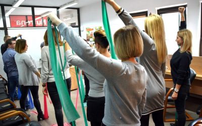 ergonomia biurowa podczas dzień bezpieczeństwa, safety day