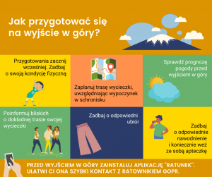Bezpieczny wypoczynek w górach