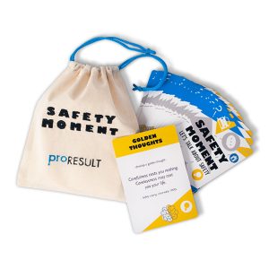 Na obrazku przedstawiona jest gra safety moment w języku angielskim - gry bhp Proresult