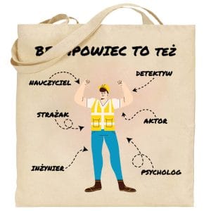 Na obrazku przedstawiona jest torba ecru - Torby BHP Proresult